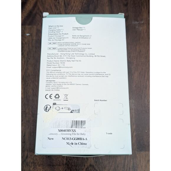 Momcozy Baby Nail File Electric, Gentle Trimmer Green - Picture 3 of 8